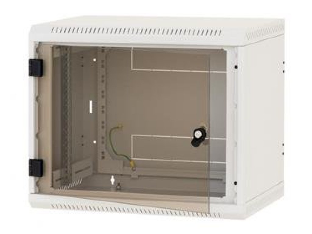 TRITON 19" rozvaděč jednodílný 6U/600mm celoskleněné dveře (RBA-06-AS6-CAX-A1)