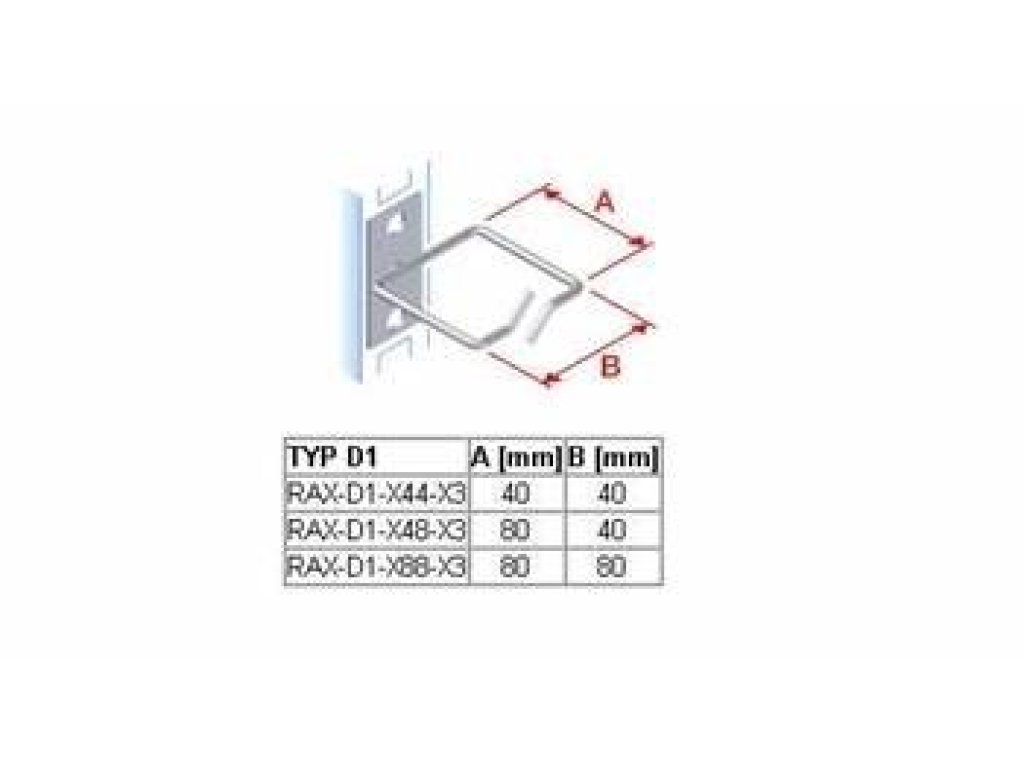 TRITON Háček 40x40 nerez (RAX-D1-X44-X3)