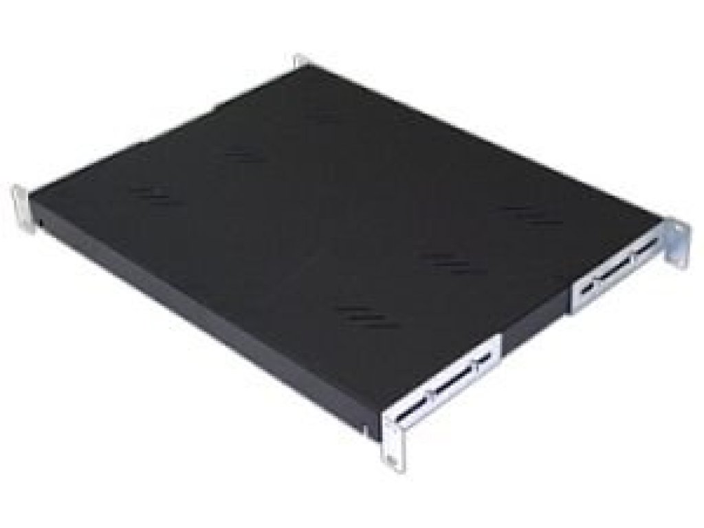 TRITÓN polička s perforací 1U/350mm (RAB-UP-350-A1) black