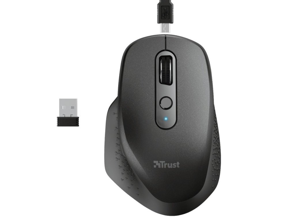 TRUST bezdrátová Myš Ozaa Rechargeable Wireless Mouse (23812)