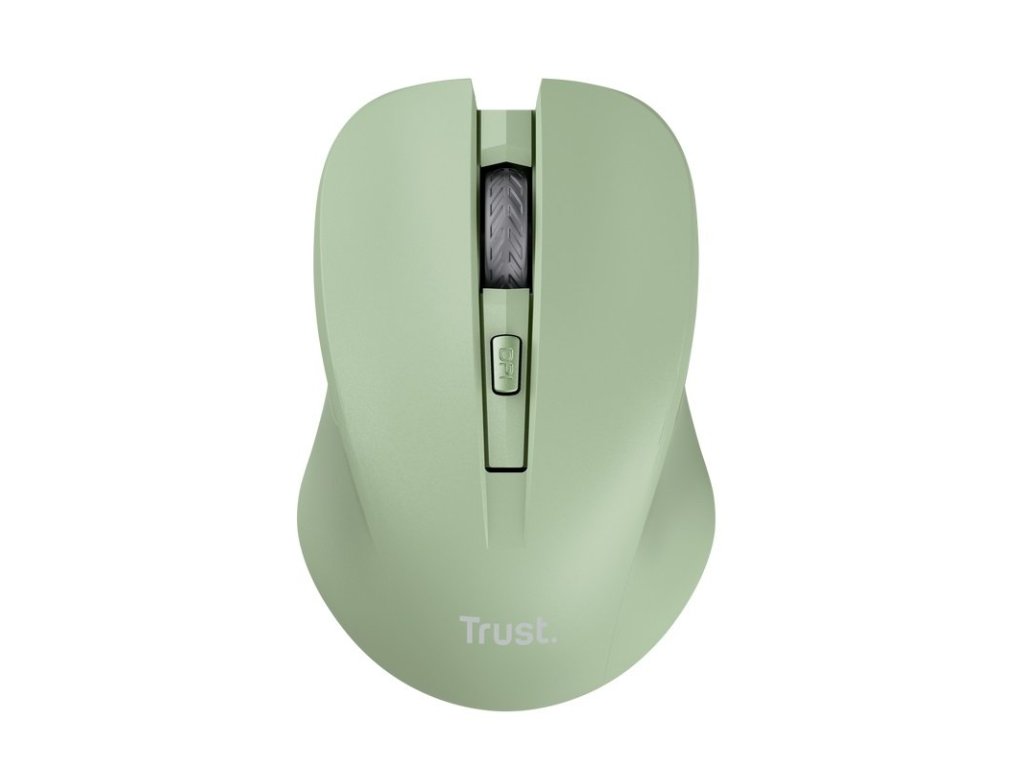Trust Mydo - Kancelářská/Optická/1 800 DPI/Bezdrátová USB/Zelená (25042)