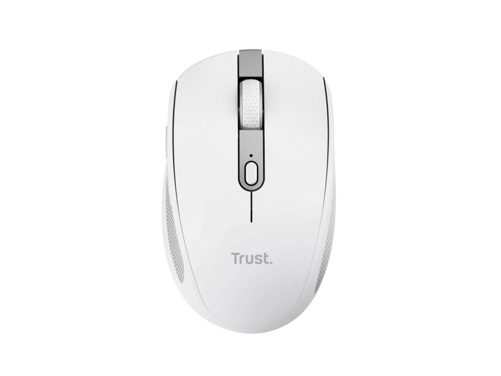 Trust Ozaa - Kancelářská/Optická/Pro praváky/3 200 DPI/USB+BT/Bílá (24933)