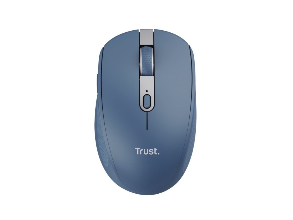 Trust Ozaa - Kancelářská/Optická/Pro praváky/3 200 DPI/USB+BT/Modrá (24934)
