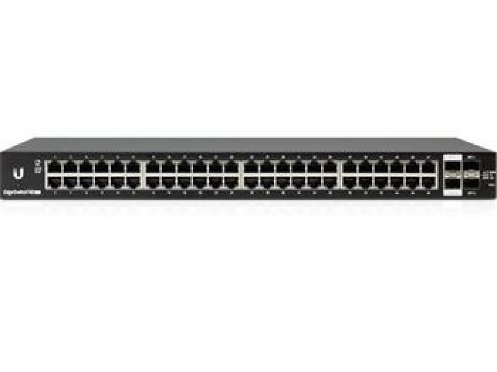 UBIQUITI EdgeSwitch ES-48-Lite - 48x GLAN, 2x SFP, 2x SFP+, bez POE (ES-48-LITE)
