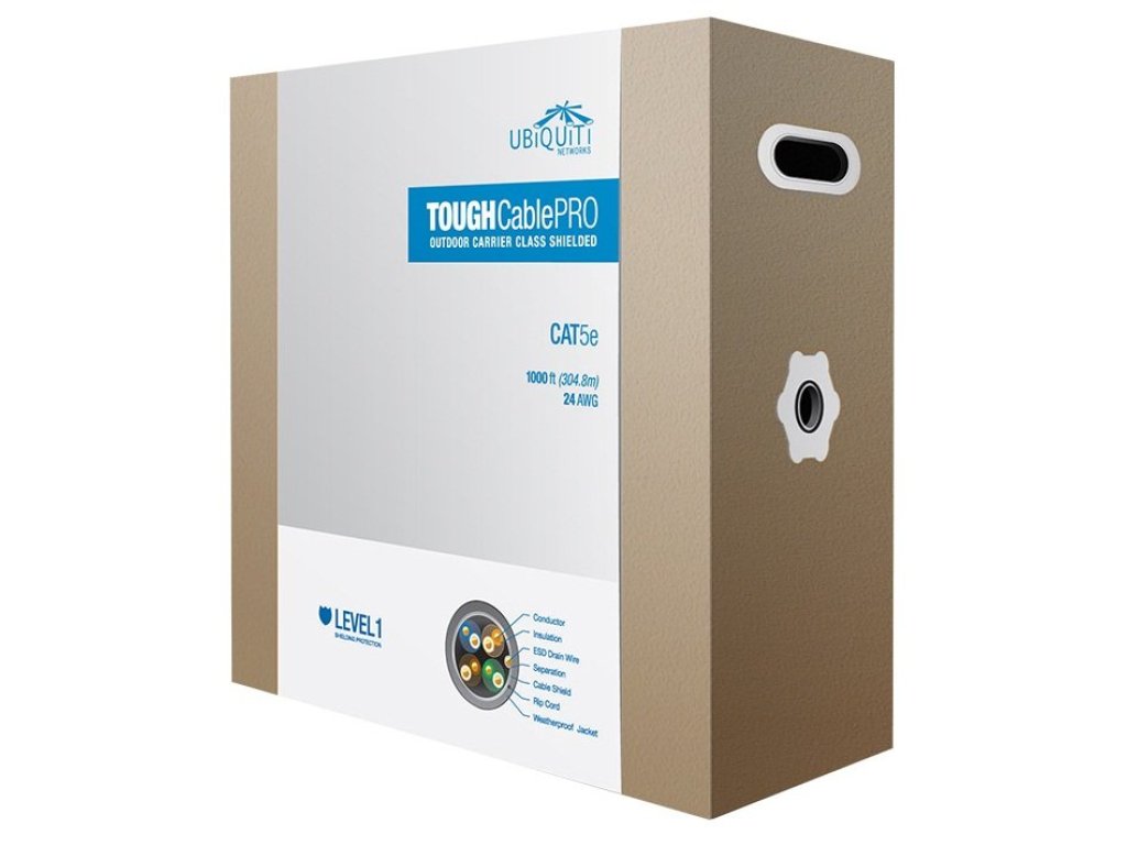 UBIQUITI NETWORK UBNT Tough Cable TC-Pro, FTP venkovní Cat5e, 305m