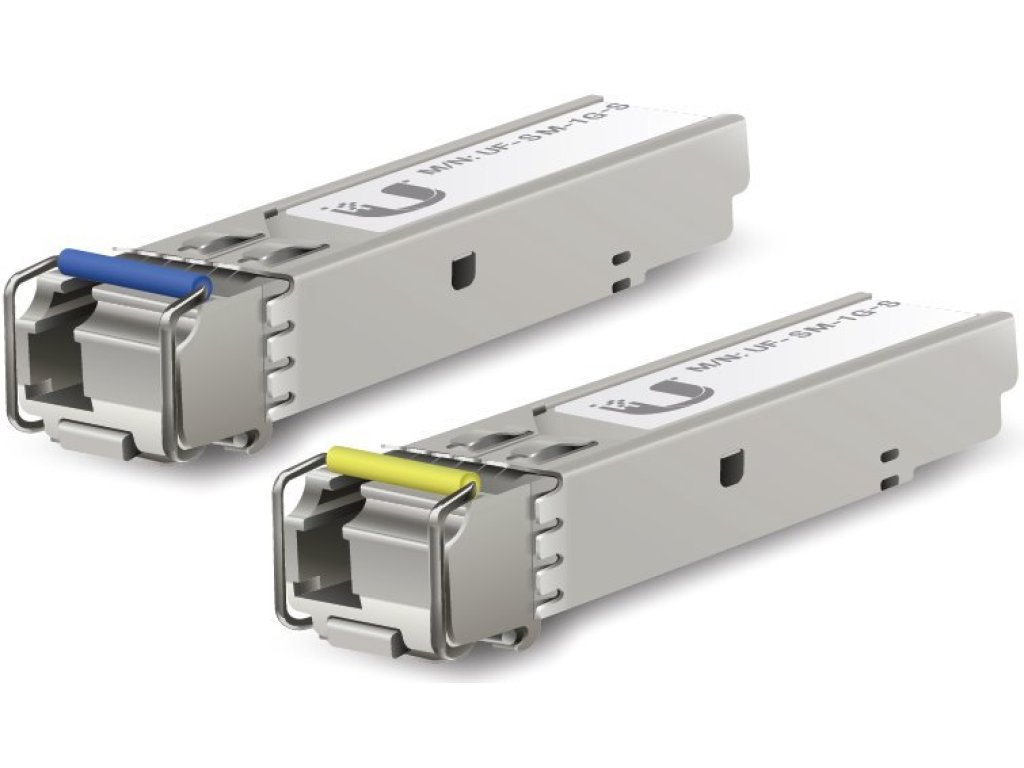 UBIQUITI UACC-OM-SM-1G-S-2 (UF-SM-1G-S) - 1G SFP, SM Module, BiDi, Simplex LC UPC, 2-Pack (UACC-OM-SM-1G-S-2)