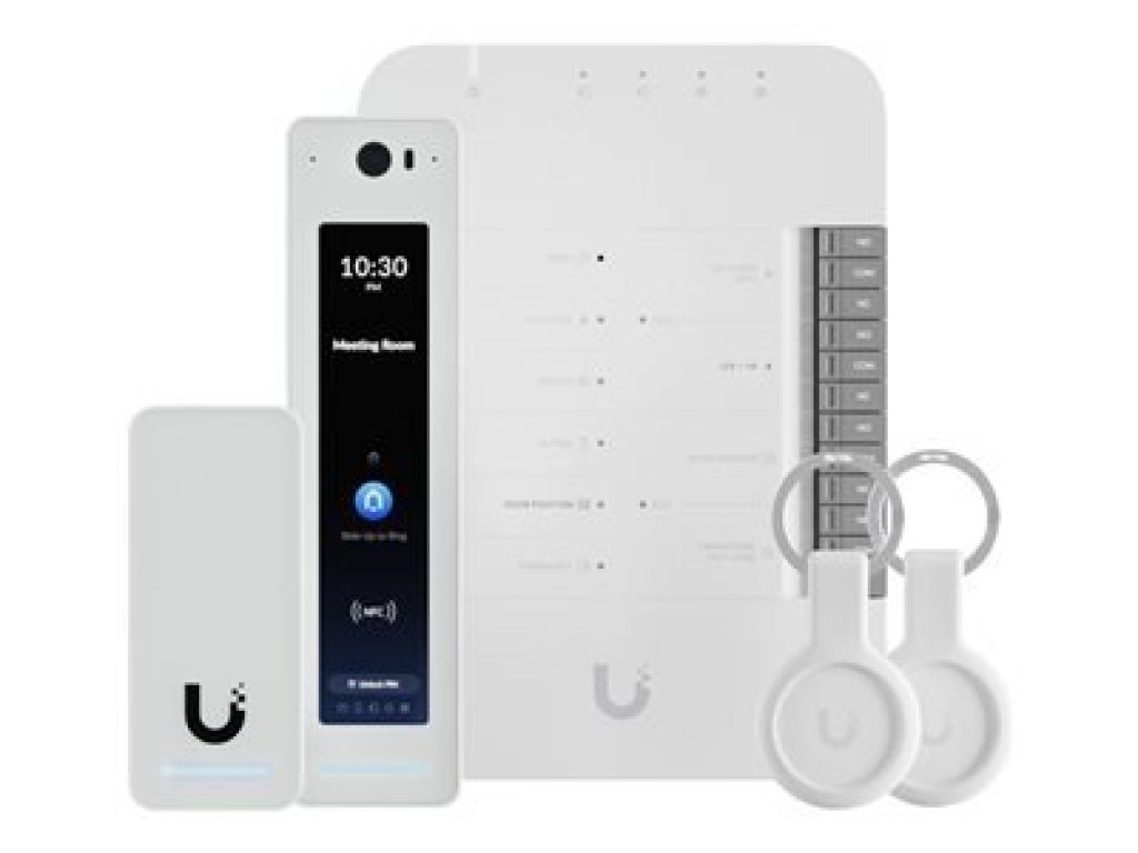 UBIQUITI UniFi Access G2 Starter Kit Professional - Sada, 1x rozbočovač, 1x čtecka G2 Pro, 1x čtecka G2, 2x čip (UA-G2-SK-Pro)