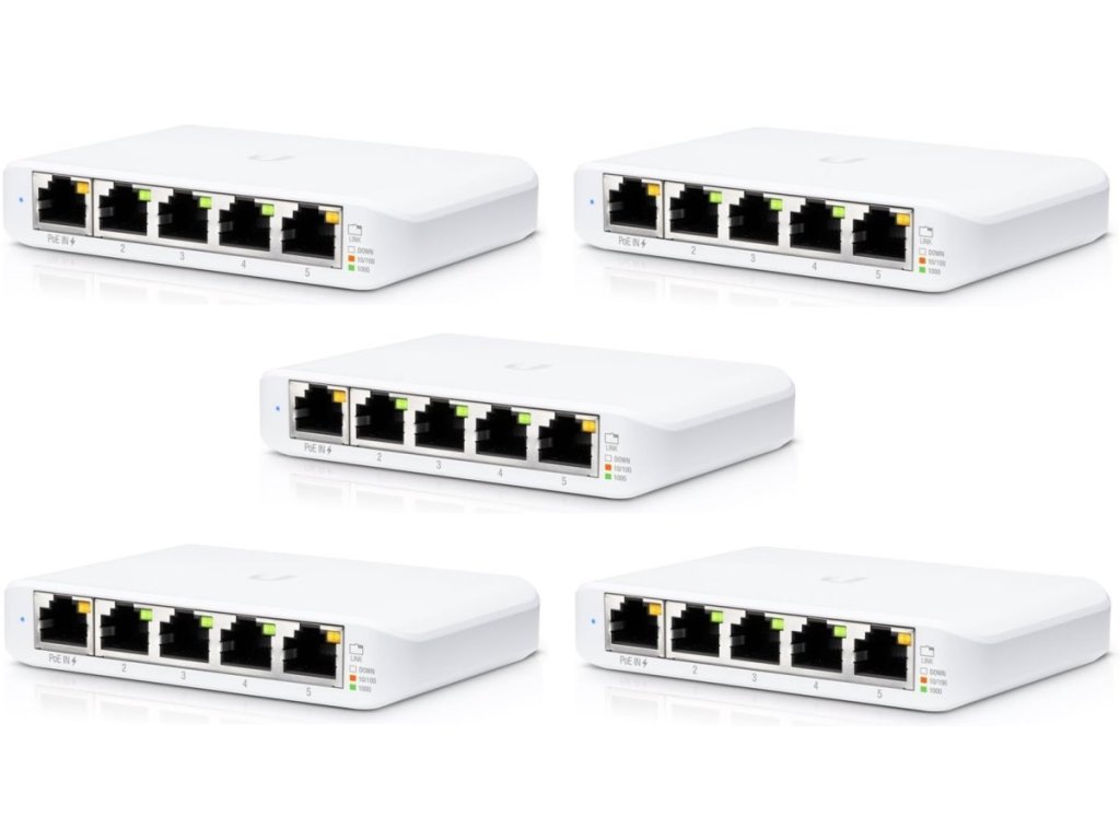 UBIQUITI USW-FLEX-MINI-5 - UniFi Switch Flex Mini 5-pack (USW-Flex-Mini-5)