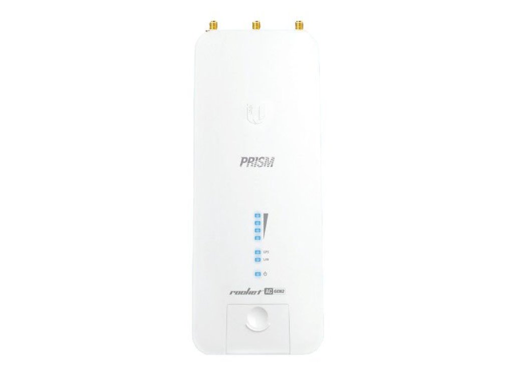 UBNT Rocket 5AC Prism Gen2 - AP 5GHz, airMAX AC, airPrism, GPS, 3x RSMA, 1x Gbit RJ45, PoE 24V