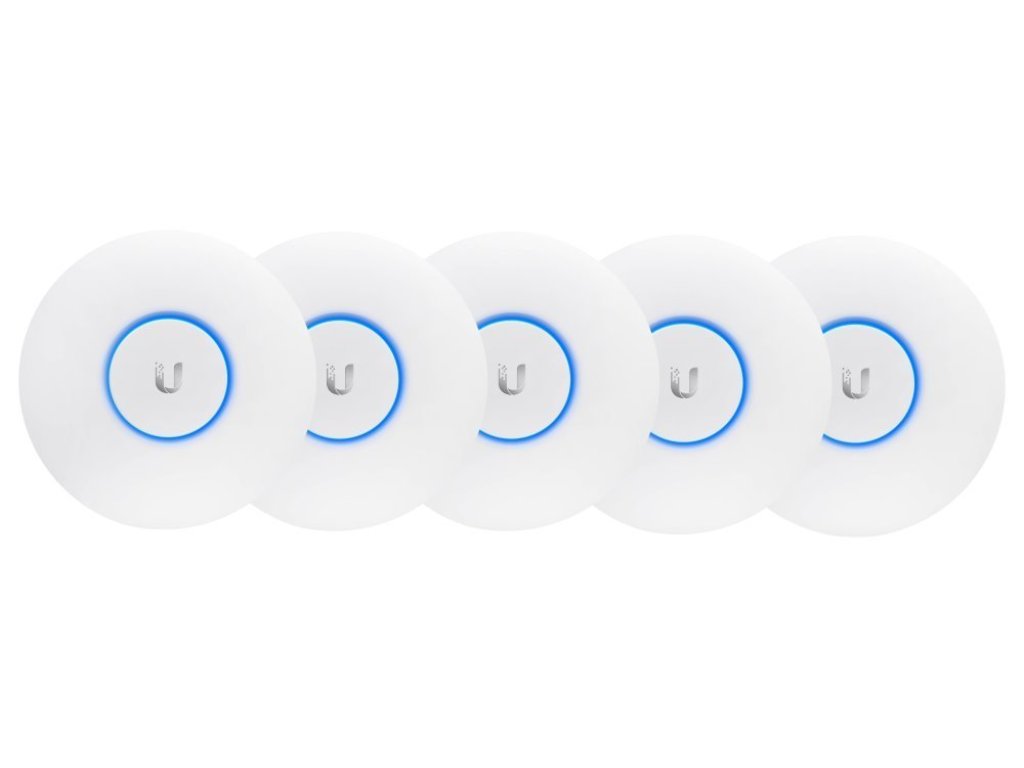 UBNT UniFi AP AC Long Range 5 pack, montáž na stenu/strop, PoE napájení (PoE injektor NENÍ soucástí) (UAP-AC-LR-5)