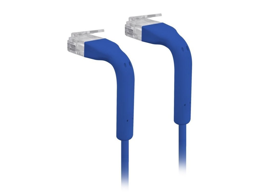 UBNT UniFi Ethernet Patch Kabel - délka 0,3m, Cat6, modrý (U-Cable-Patch-0.3M-RJ45-BL)