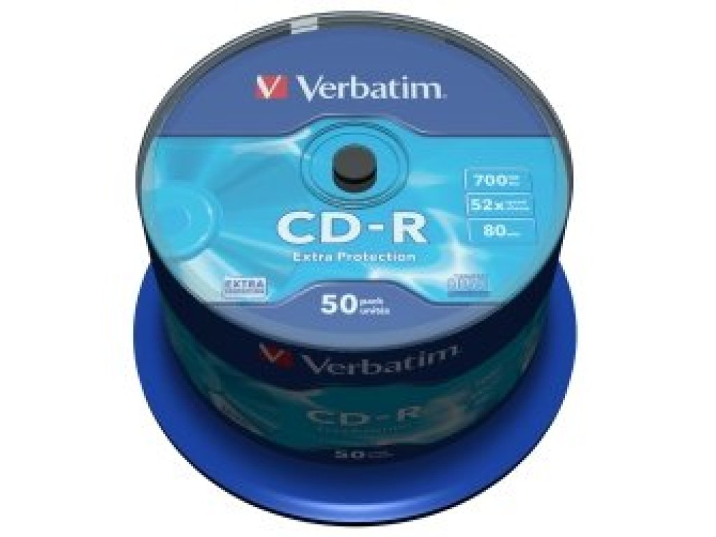 VERBATIM CD-R 700MB 52x spindl 50ks (43351)
