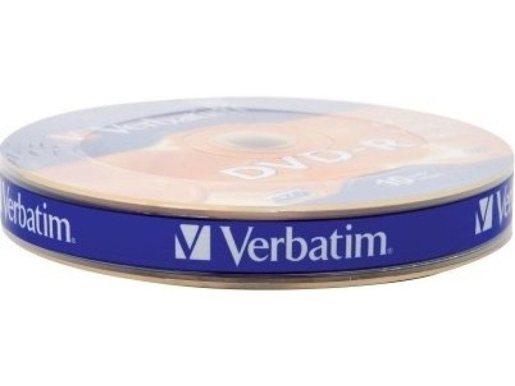 VERBATIM DVD-R 4,7 GB 16x 10-spindl RETAIL (43729)