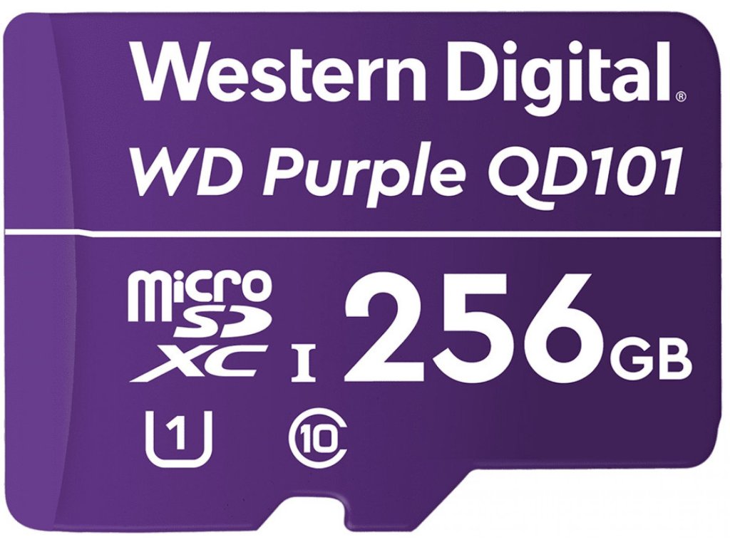 WD Purple microSDXC 256GB Class 10 U1 (WDD256G1P0C)