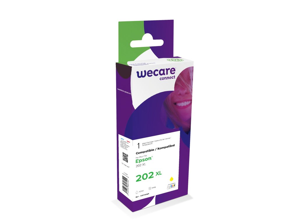 WECARE ARMOR ink kompatibilní s EPSON C13T02H440,žlutá/yellow (K12726W4)