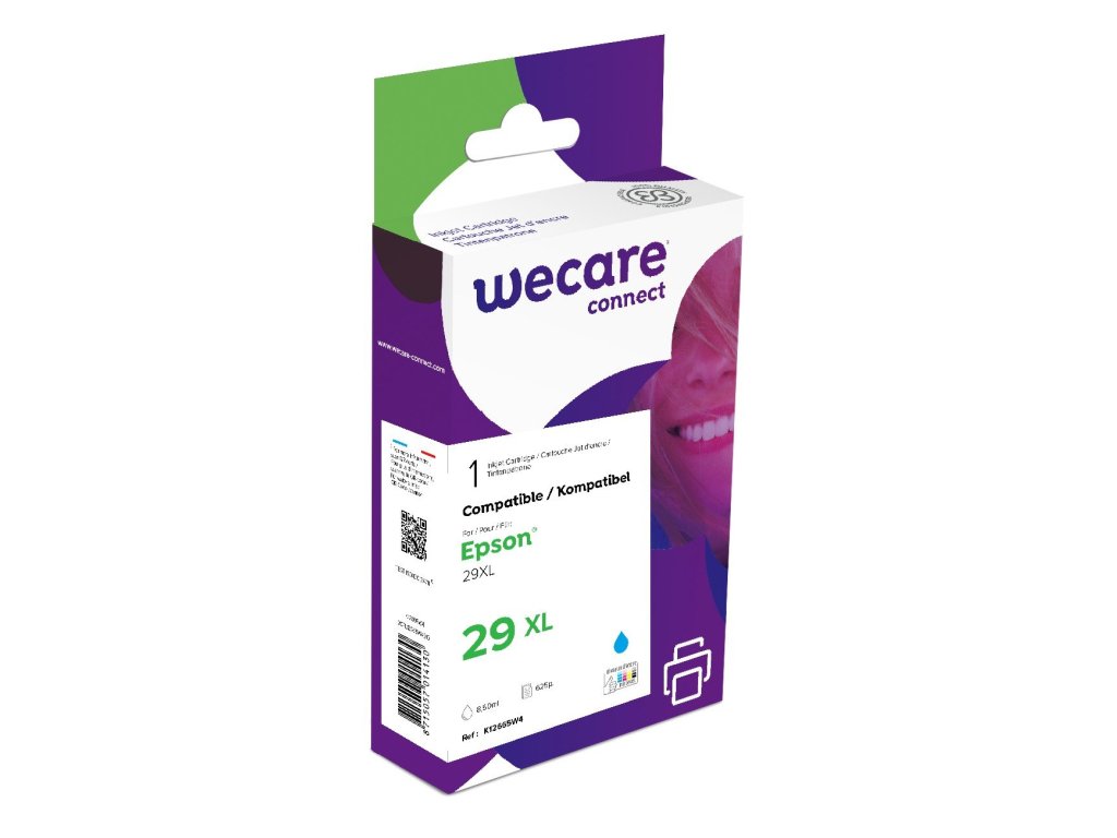 WECARE ARMOR ink kompatibilní s EPSON C13T29924012,modrá/cyan (K12665W4)