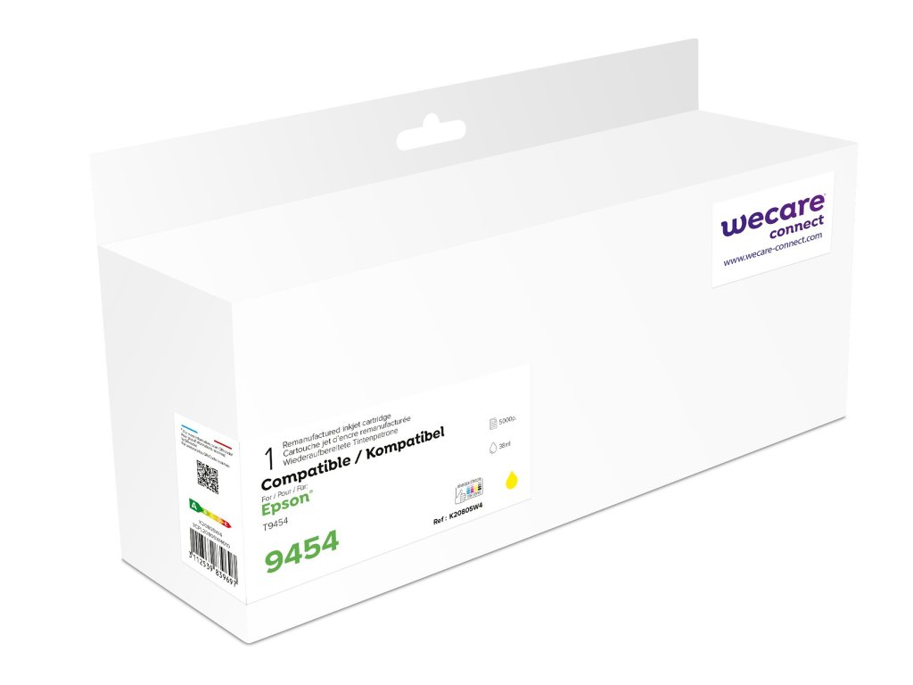 WECARE ARMOR ink kompatibilní s Epson C13T945440, žlutá/Yellow (K20805W4)