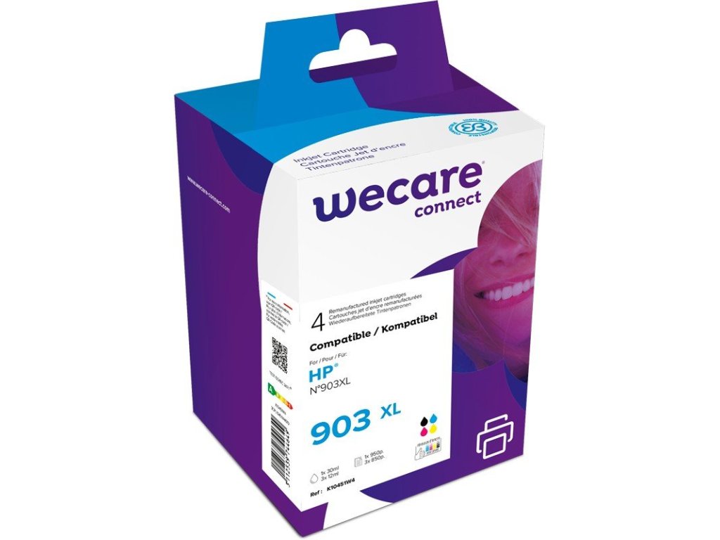 WECARE ARMOR ink sada kompatibilní s HP 3HZ51AE, CMYK/HC (K10451W4)