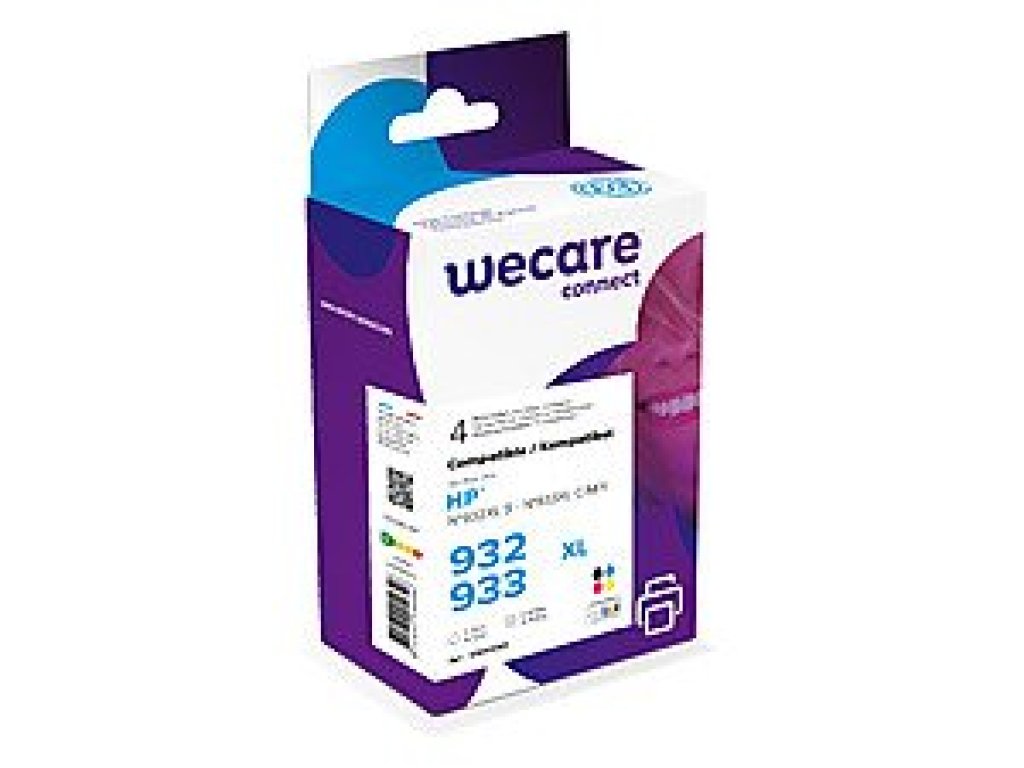WECARE ARMOR ink sada kompatibilní s HP 932XL+933XL, C2P42AE, CMYK (K10306W4)