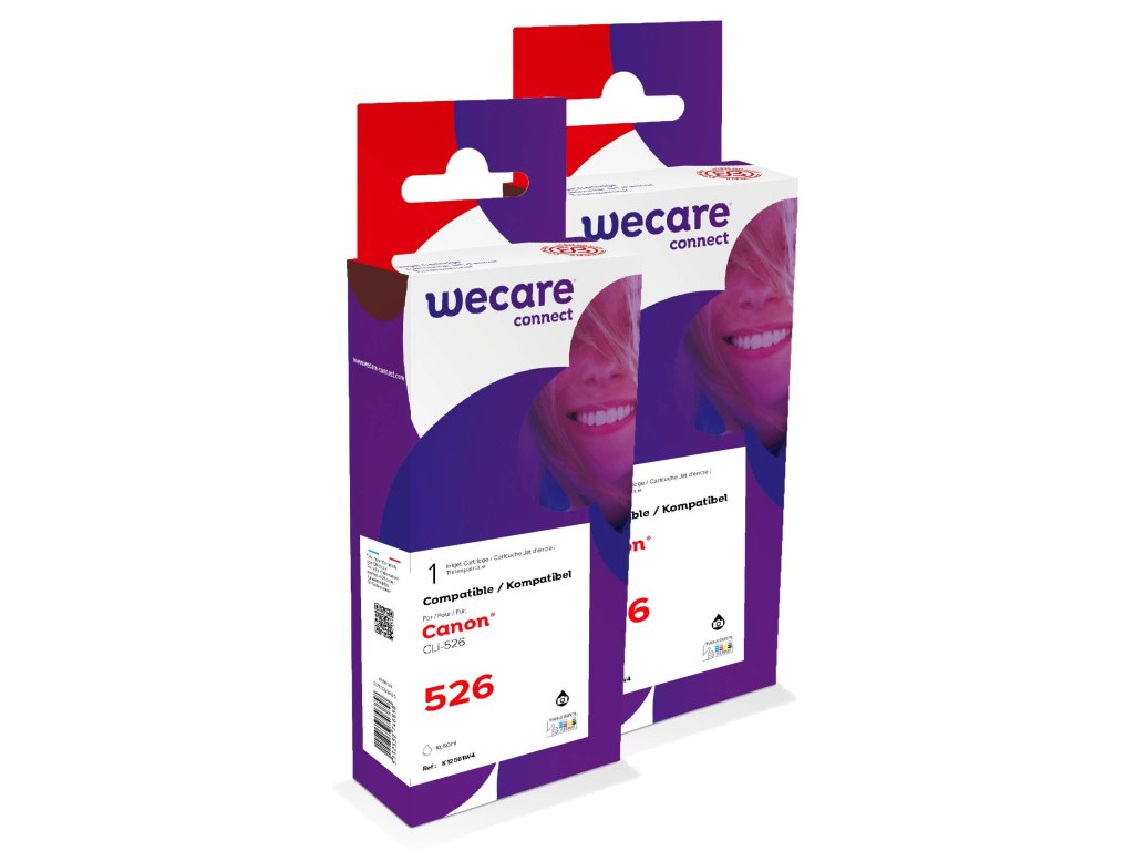 WECARE ARMOR sada ink kompatibilní s CANON CLI526BK 2x10,5ml,černá,CLI-526 BK (P12561W4)