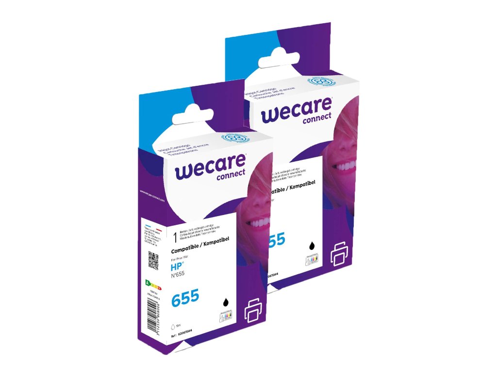 WECARE ARMOR sada ink pro HP CZ109AE2x19ml,černá (P20475W4)