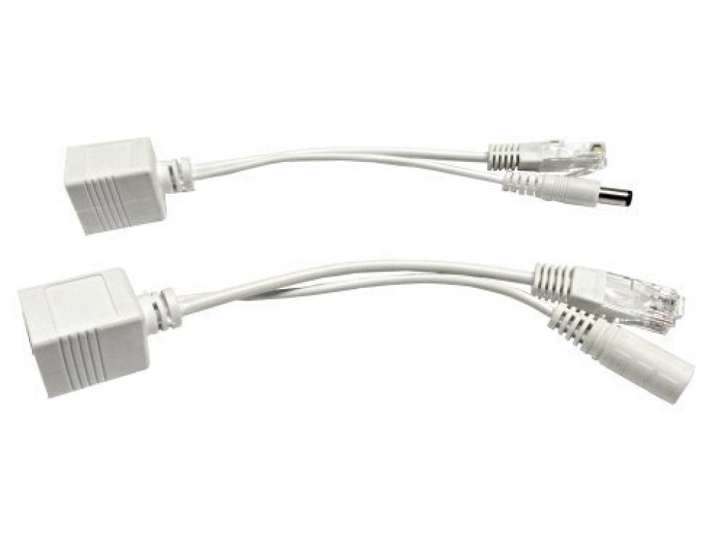 WELL PoE pasivní - sada kabelu (injector a splitter) (10000295)