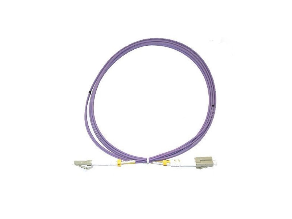 XtendLan FO patch LC-LC 1m 50/125 duplex OM4 , LS0H (FOP-LCLC-D-1-50-OM4)