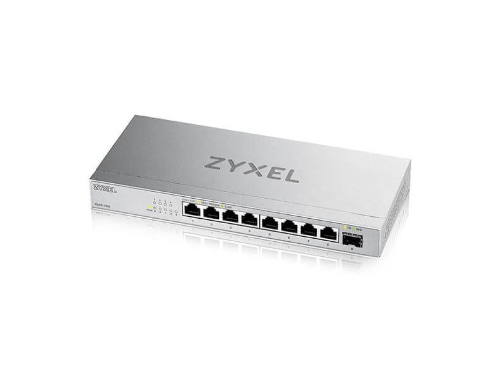 Zyxel XMG-108 8 Ports 2,5G + 1 SFP+ Desktop MultiGig unmanaged Switch (XMG-108-ZZ0101F)