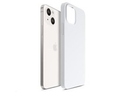 3MK Hardy Silicone MagCase pro Apple iPhone 15, Silver-White (5903108527309)
