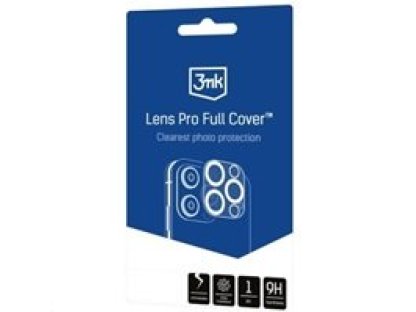 3MK Lens Pro Full Cover pro Apple iPhone 15 Pro / iPhone 15 Pro Max (5903108527897)