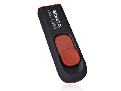 A-DATA 32GB Classic C008 black-red (AC008-32G-RKD)