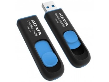 A-DATA 64GB DashDrive UV128 blue (AUV128-64G-RBE)