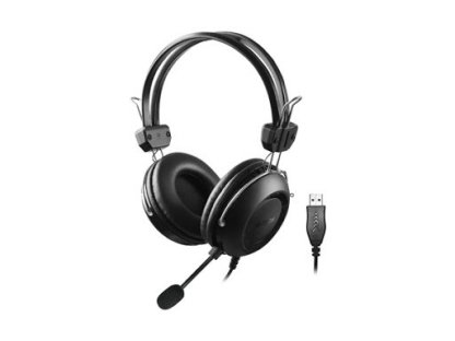 A4TECH HU-35 sluchátka, USB, černá barva (HU-35)
