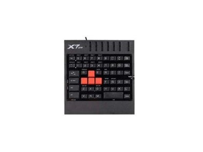 A4TECH klávesnice - herní, drátová, USB, černá, ENG (G100)