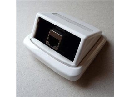 ABB TANGO 1xRJ45 cat.6A STP bílá