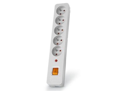 ACAR přepěťová ochrana X5, 5 zásuvek, 1,5m, bílá (ppacarx5-2)