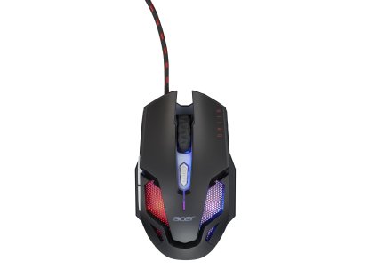 ACER Nitro Gaming Mouse II - Herní, Optická, Pro praváky, 7 200 DPI, Drátová USB, černá (GP.MCE11.039)