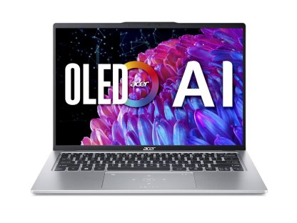 ACER Swift Go 14 SFG14-73-99F2 - 14" 2880x1800 2.8K, Ultra 9-185H, 32GB RAM, 1TB SSD, Intel Arc, W11 Home, stříbrný (NX.KSGEC.003)