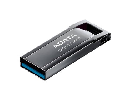 ADATA UR340, 128GB, 100MBps, USB 3.2, USB-A, Černá (AROY-UR340-128GBK)