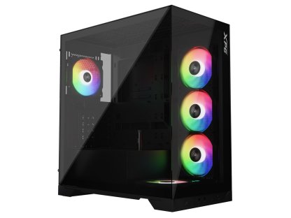 ADATA XPG case INVADER X Mid-Tower, bez zdroje, 5x 120mm Fan, černá (INVADERXMT-BKCWW)