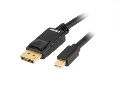 AKASA 8K miniDP na DP kabel 2 m (AK-CBDP22-20BK)