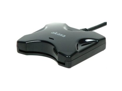 AKASA externí ctecka Smart karet - cerná (AK-CR-03BKV2)