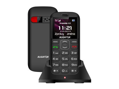 ALIGATOR A720 4G Senior černá (A720B)