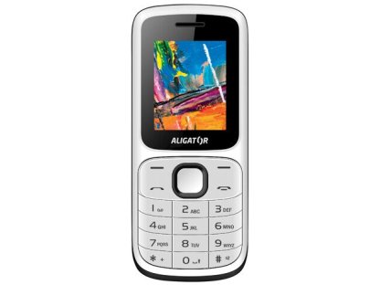 ALIGATOR D210 Dual sim bílo-cerný (AD210WB)