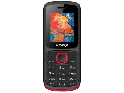 ALIGATOR D210 Dual sim cerno-cervený (AD210BR)