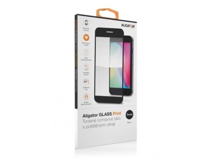 ALIGATOR ochranné sklo PRINT pro iPhone 12 mini černá (GLP0113)