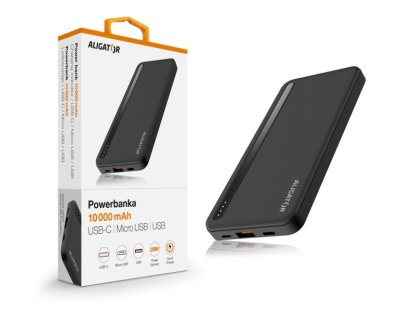 ALIGATOR PBAL1050 10 000mAh 20W černá (PBAL1050BK)