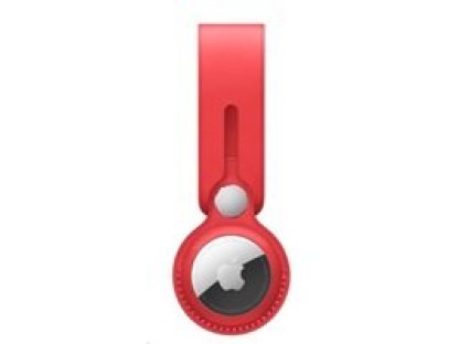 APPLE AirTag Leather Loop - (PRODUCT)RED (MK0V3ZM/A)