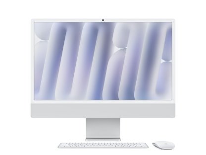 APPLE iMac 24'' Silver - M4 chip 8-core CPU and 8-core GPU, 16GB, 256GB SSD (MWUC3CZ/A)