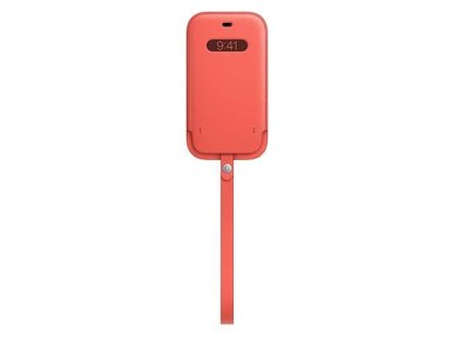 APPLE iPhone 12 | 12 Pro Leather Sleeve s MagSafe - Pink Citrus (MHYA3ZM/A)